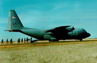   How one gets to Baghdad. Loading a C130.     
