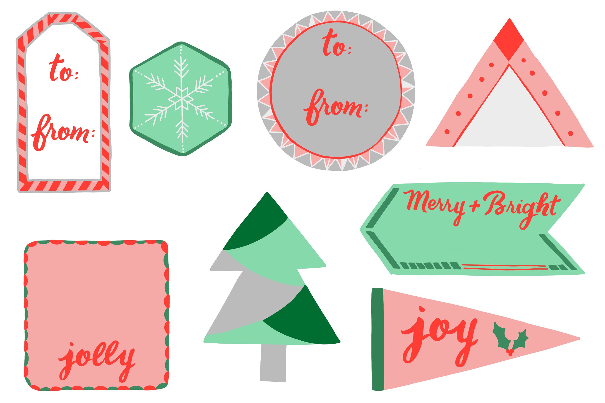 Printable Gift Tags — Abby Hersey