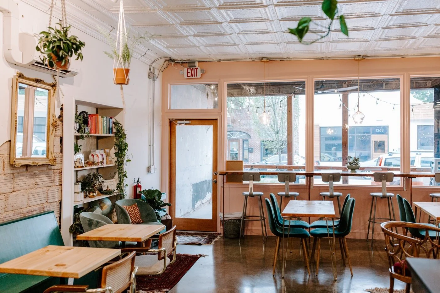   The Village Grind in Greenville’s art district  