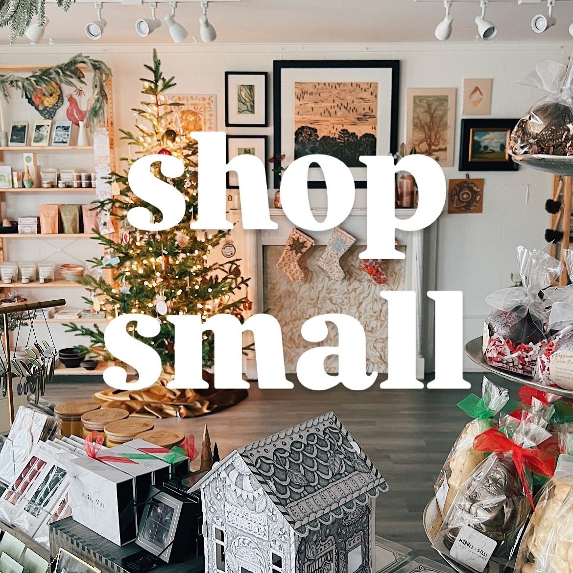 It&rsquo;s Small Business Saturday, and we&rsquo;re open 11am-5pm (today and tomorrow)! Shop small, shop handmade.

🚩The Indie Craft Parade Holiday Pop Up Shop is open weekends in November &amp; December (Friday, Saturday, Sunday, 11am-5pm). Featuri