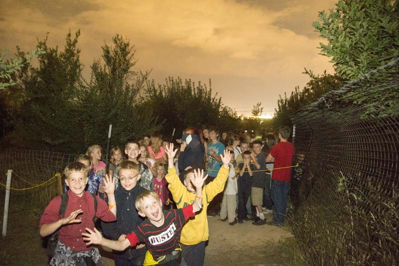 Front of the line at Kay's Cross Opening Night