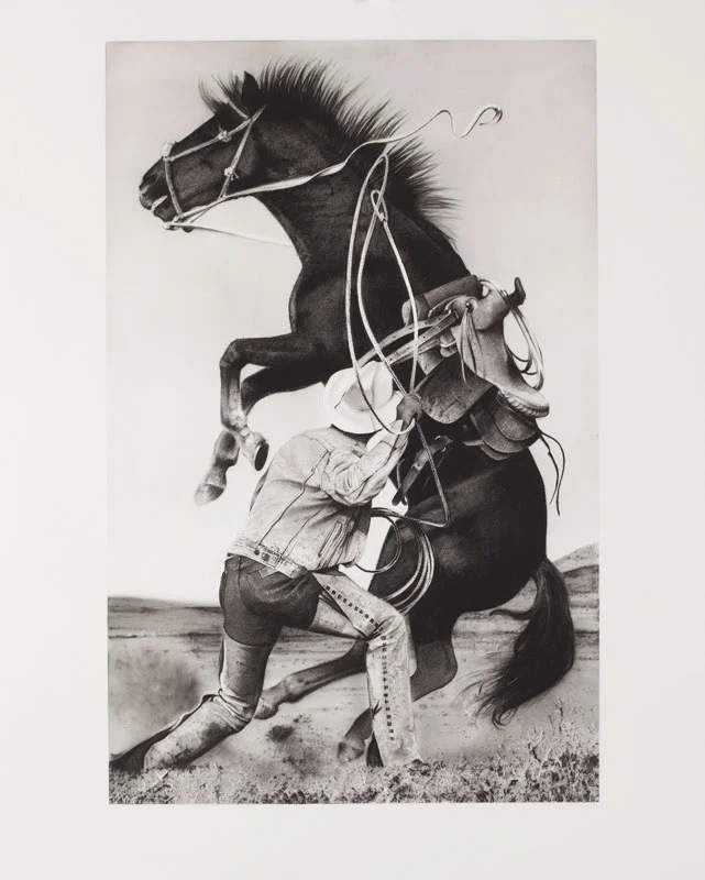 Michael Zavros, Prince/Zavros , 2014, charcoal on paper, 1220 x 860 mm