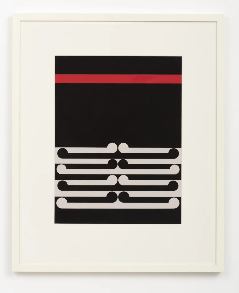 Gordon Walters, Untitled , 1978, acrylic on paper, 340 x 450 mm, courtesy of the Walters Estate