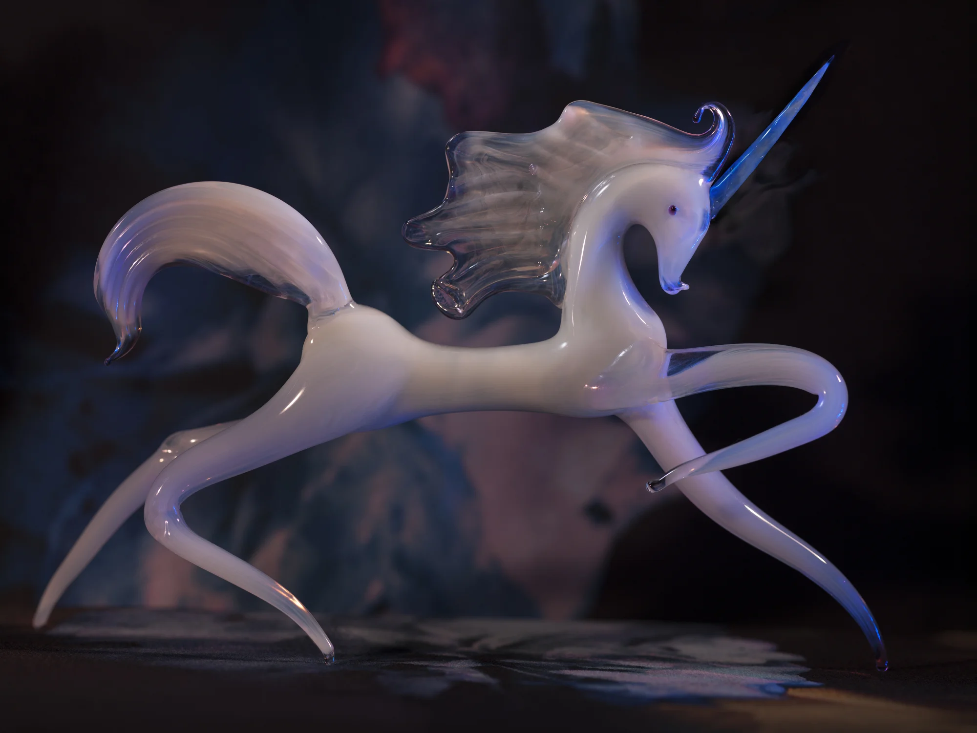 Fiona Pardington White_Light_Unicorn , 2016 pigment inks on Hahnemuhle Photo Rag, size variable