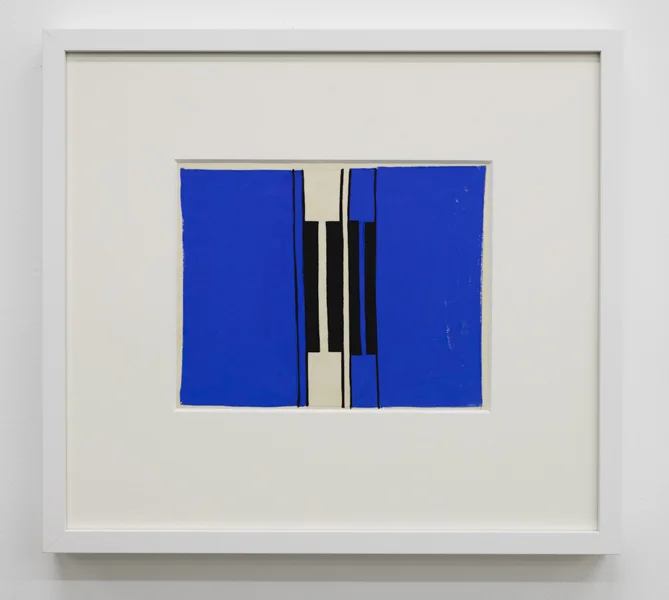 Gordon Walters, First Study for Then , gouache, 245 x 310 mm, courtesy of the Walters Estate