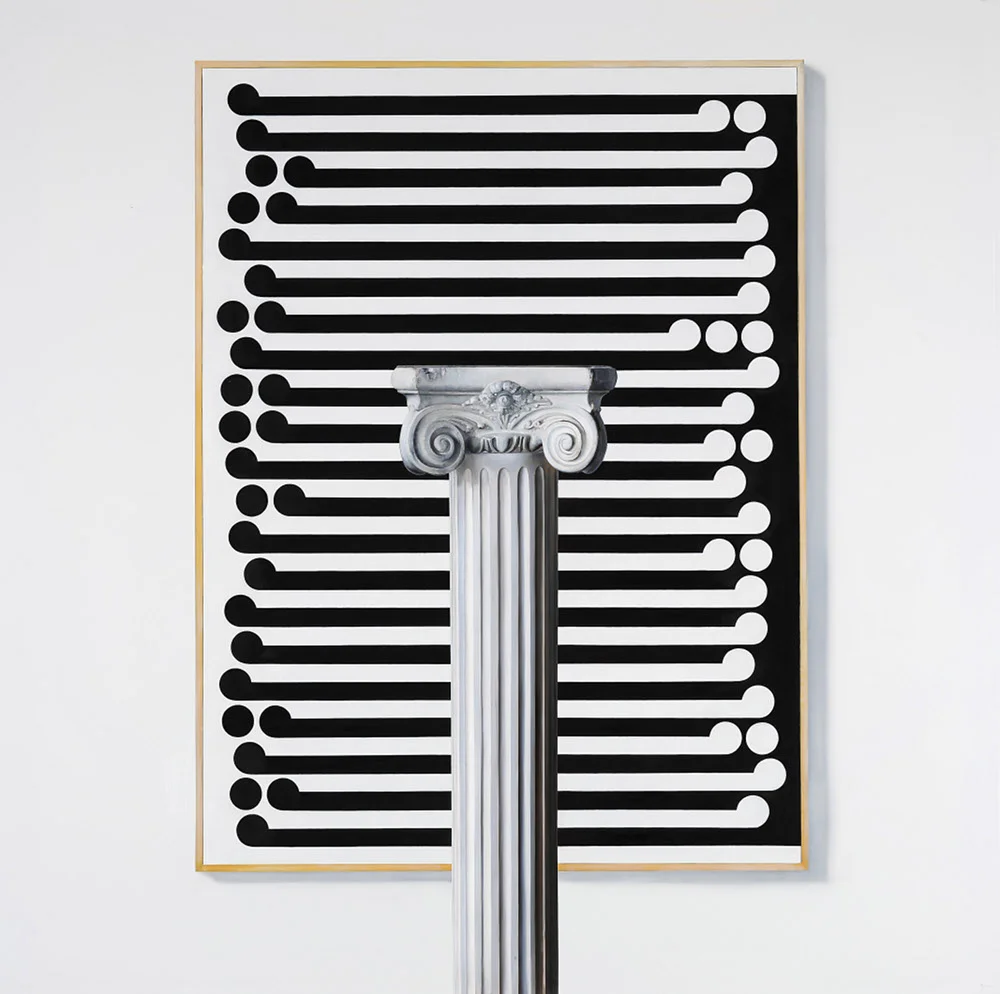 Michael Zavros, Walters/Zavros, 2017, oil on canvas, 1700 x 1700 mm