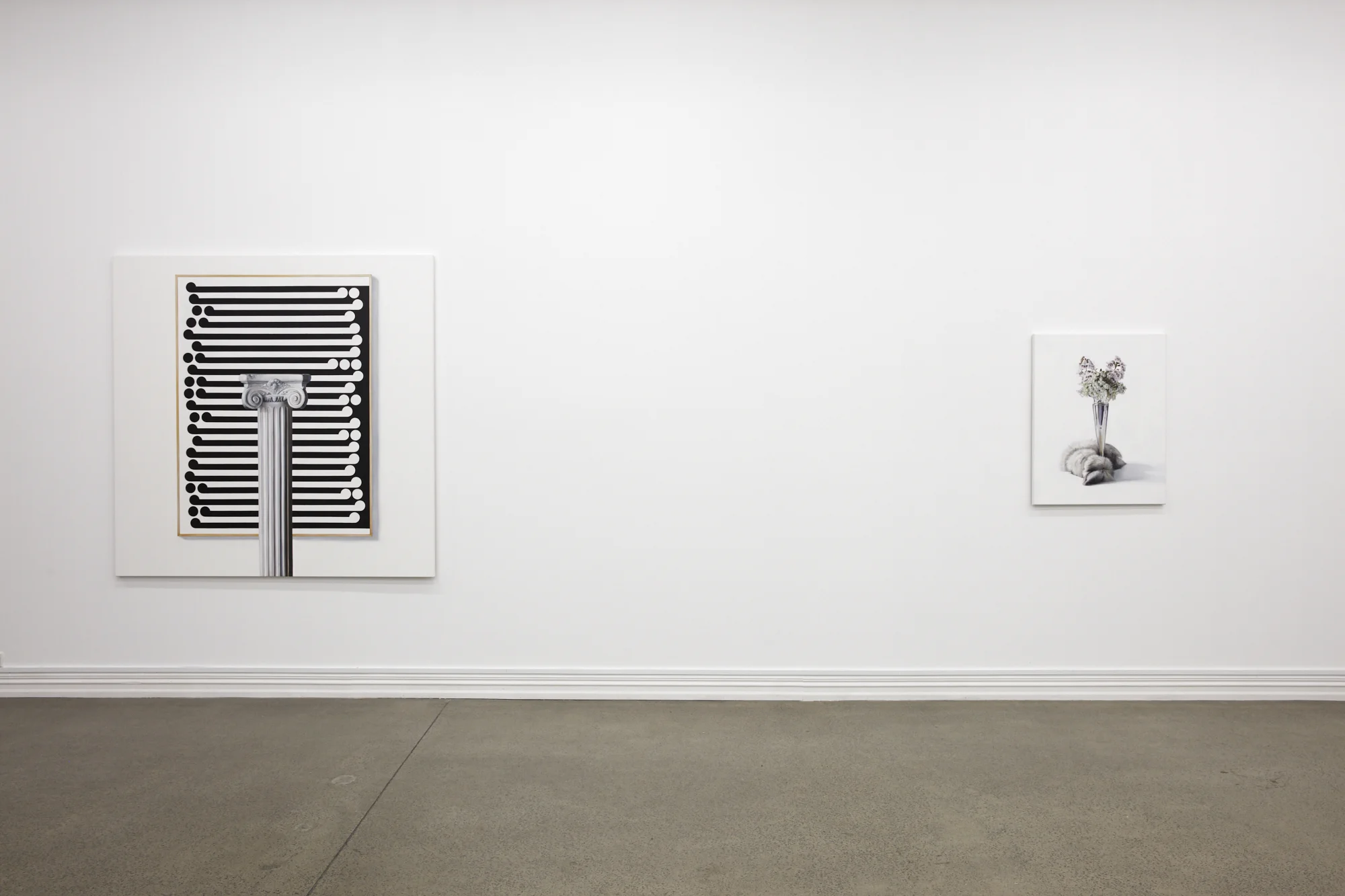 Michael Zavros, The Silver Fox, 2017, installation view
