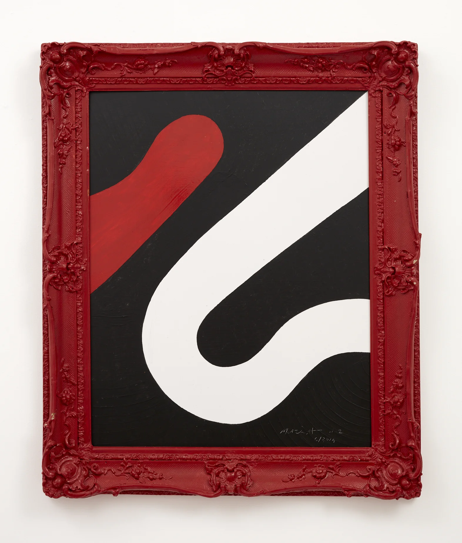 Para Matchitt, Untitled, 2015, acrylic on board, 870 x 780 mm