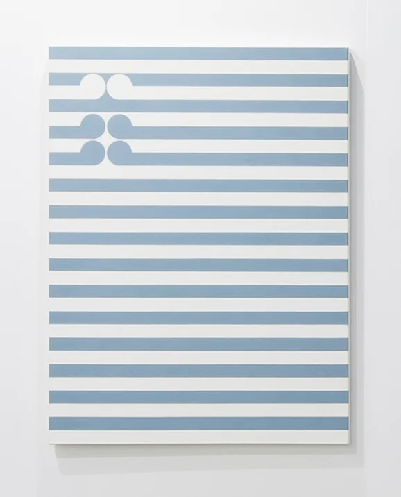 Gordon Walters, Untitled , acrylic on canvas, 1220 x 915 mm courtesy of Starkwhite and the Walters Estate