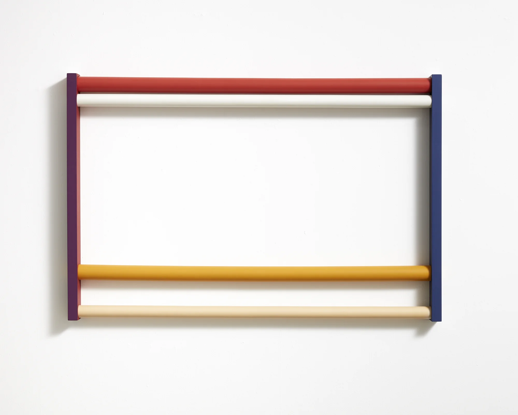 Seung Yul Oh, Horizonal Loop #4 , 2018, acrylic on wood, 1200 x 800 mm