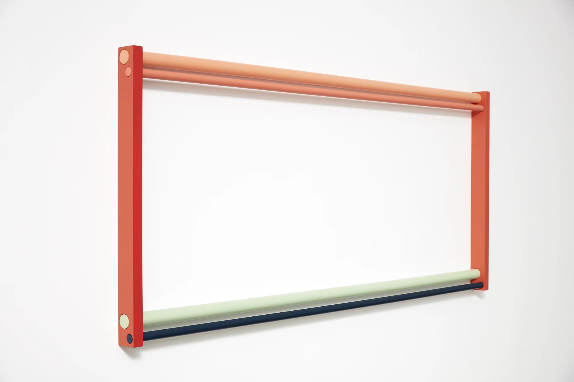 Seung Yul Oh, Horizonal Loop #5 , 2018, acrylic on wood, 1785 x 800 mm