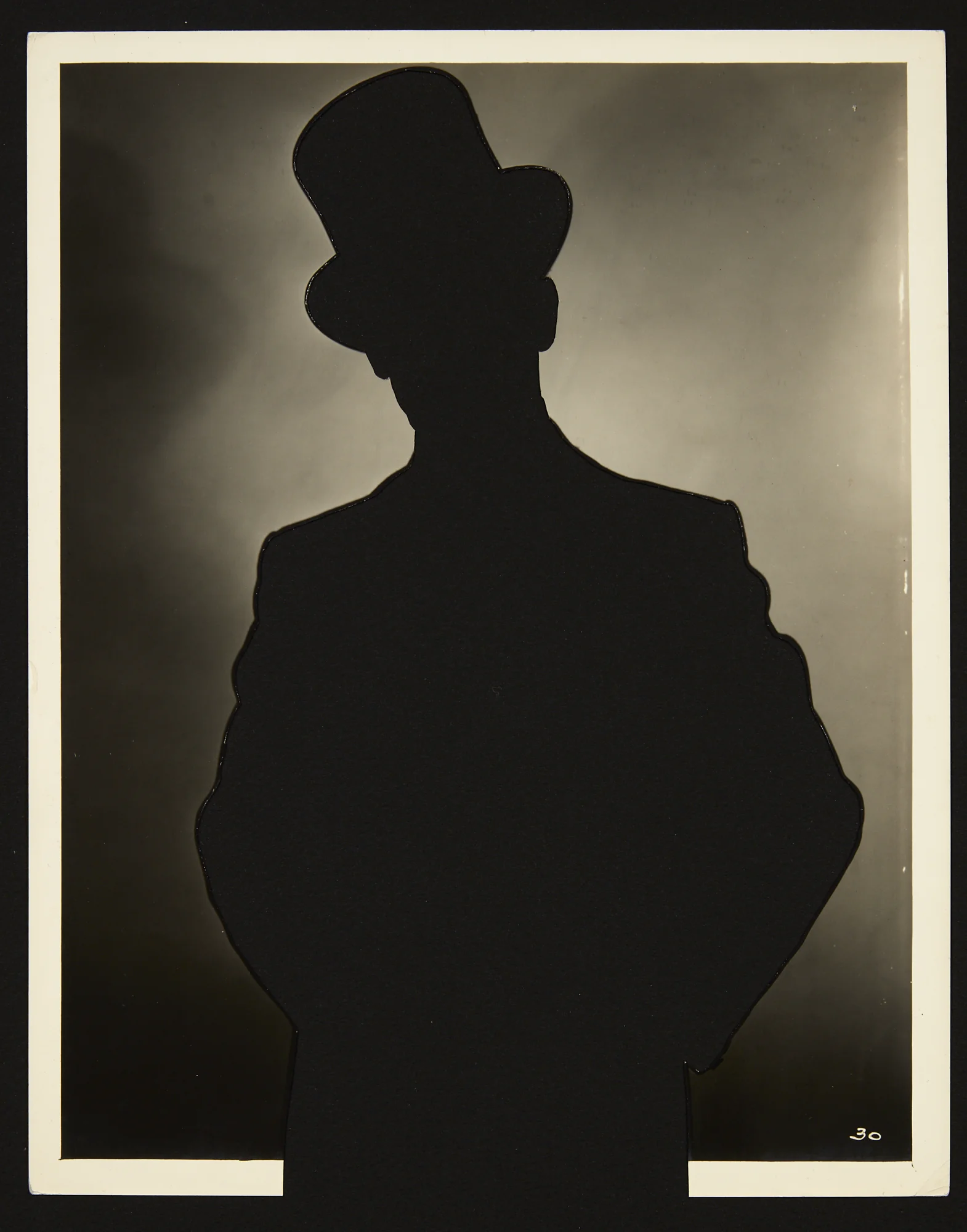 John Stezaker, Shadow XLI , 2012, collage, 25.7 x 20.4 cm, courtesy of The Approach, London