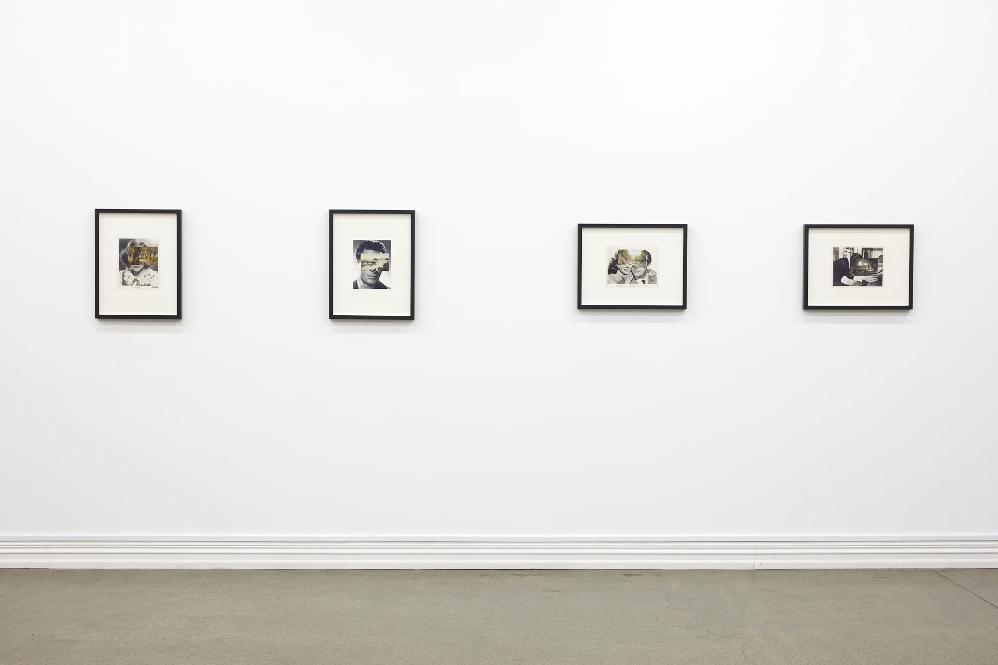 John Stezaker: Collages , installation view, Starkwhite (2018), exhibition presented in association with The Approach, London.