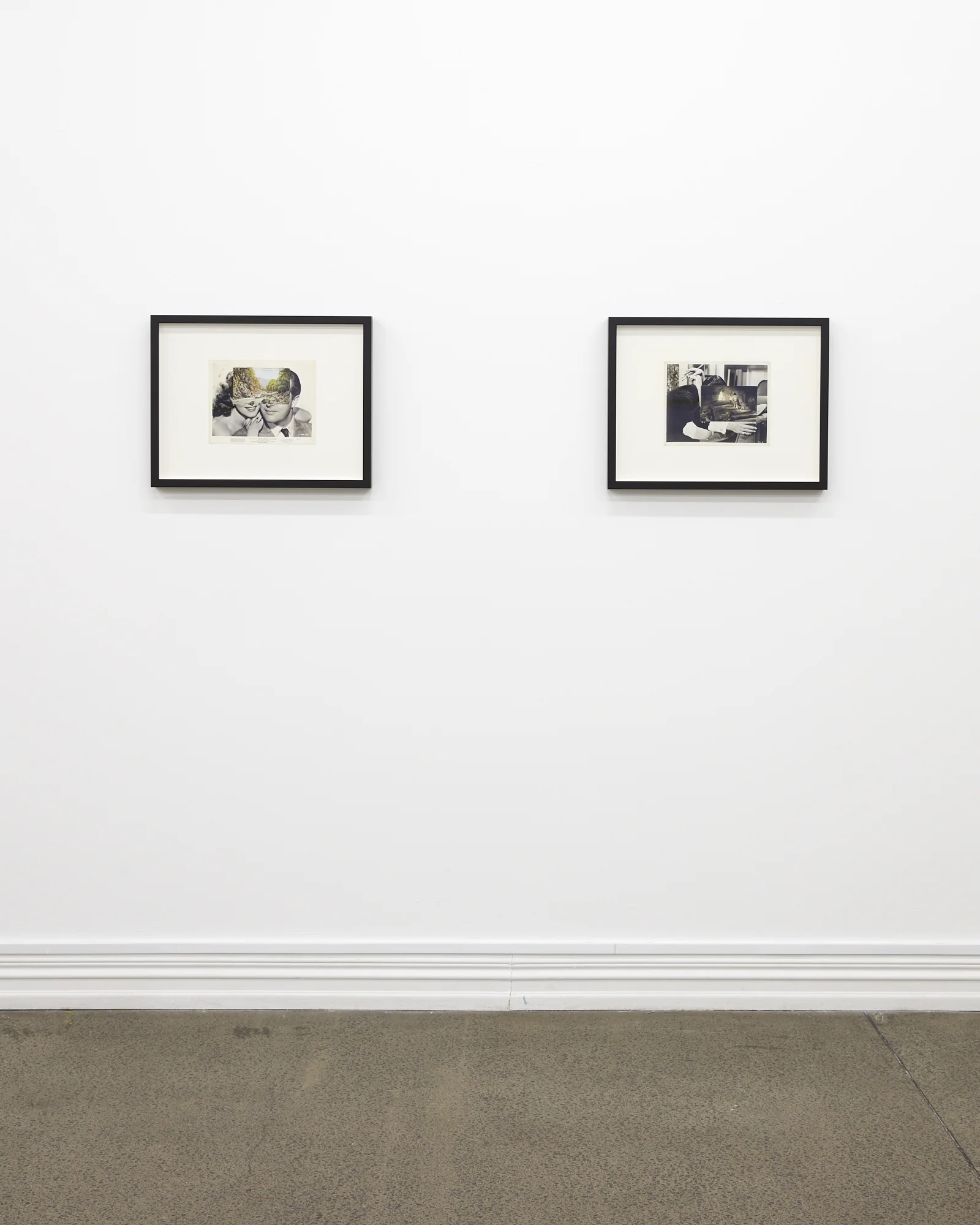 John Stezaker: Collages , installation view, Starkwhite (2018), exhibition presented in association with The Approach, London.