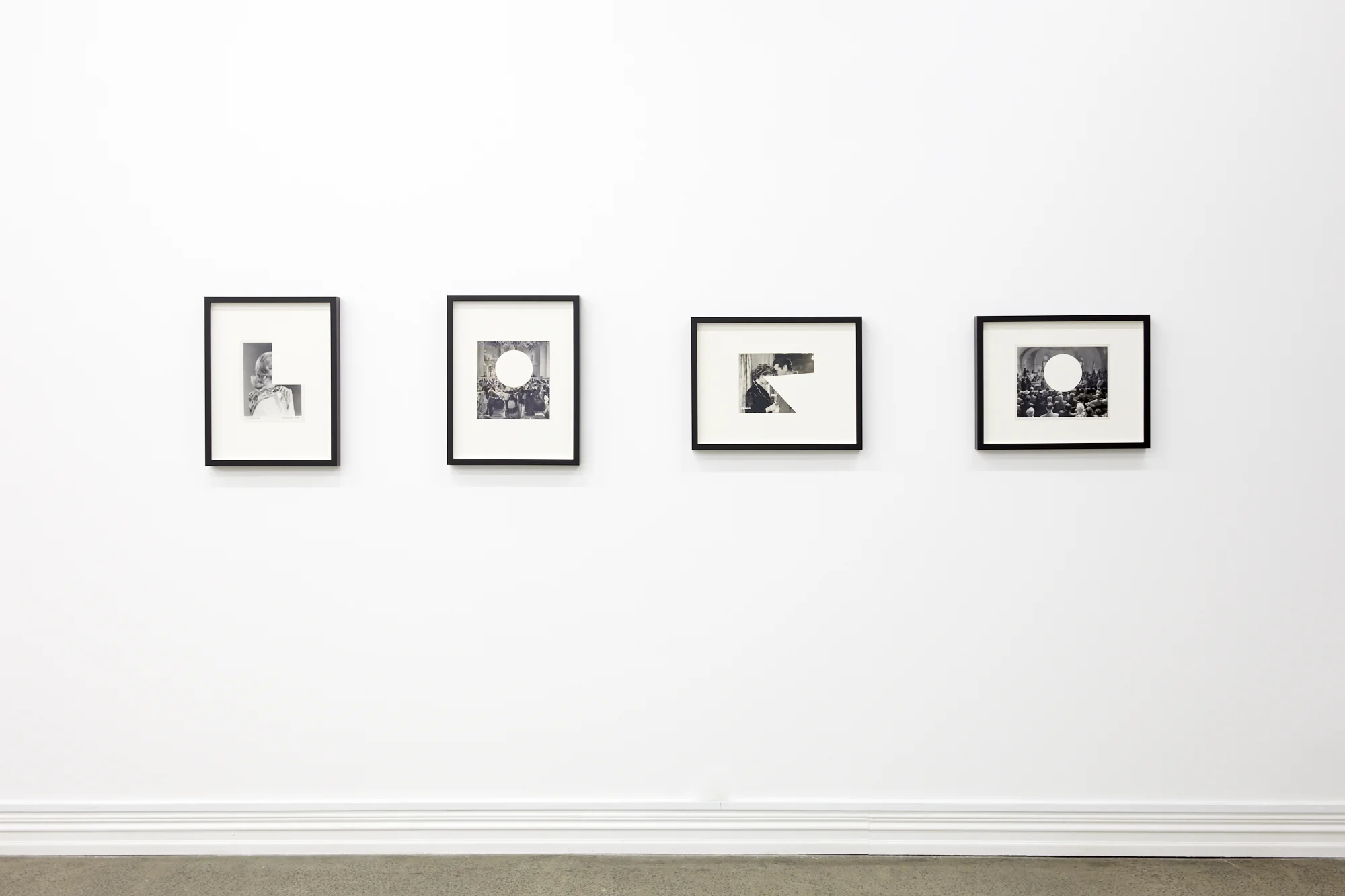 John Stezaker: Collages , installation view, Starkwhite (2018), exhibition presented in association with The Approach, London.