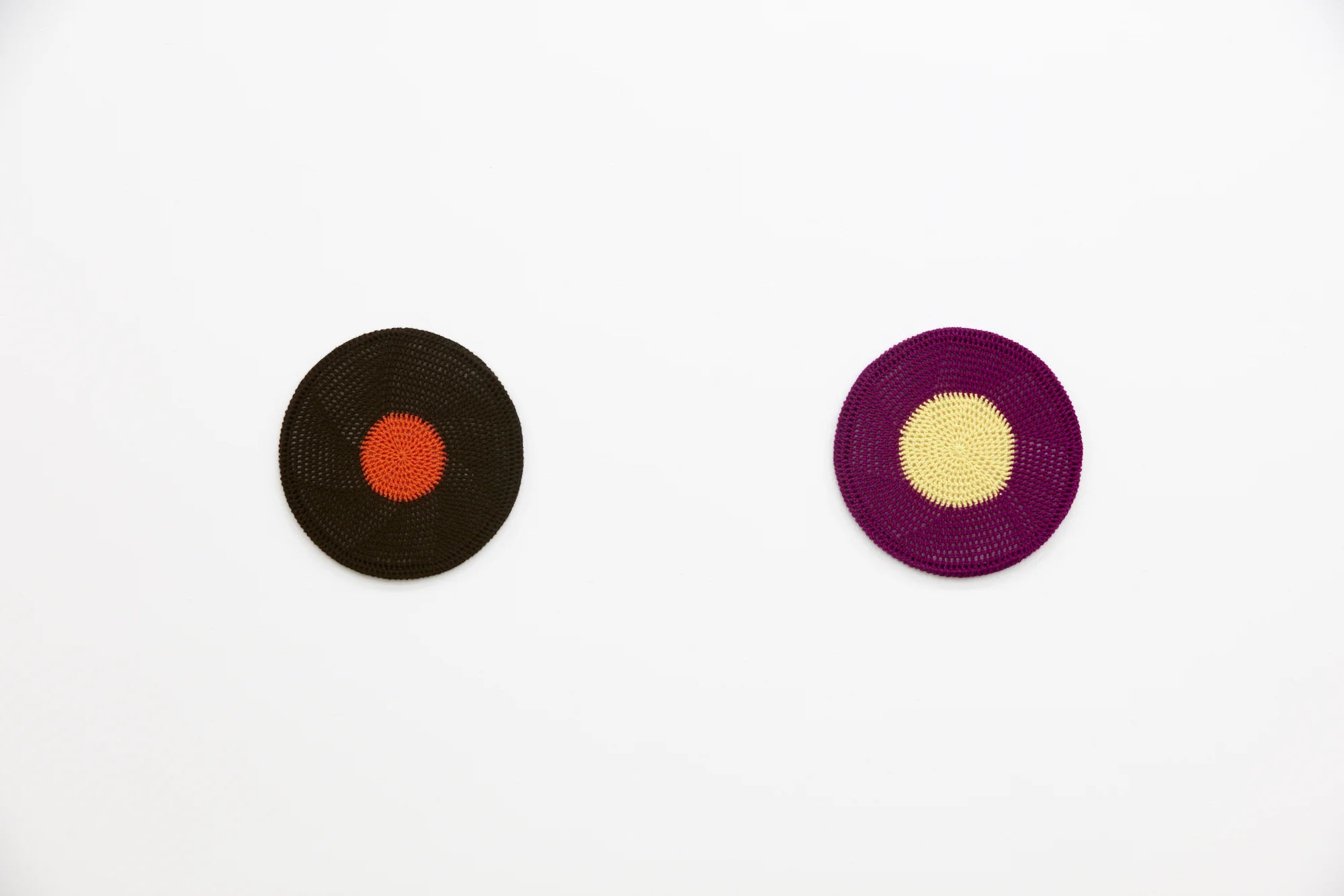 Ani O’Neill, Cottage Industry 1997-), acrylic and wool, steel