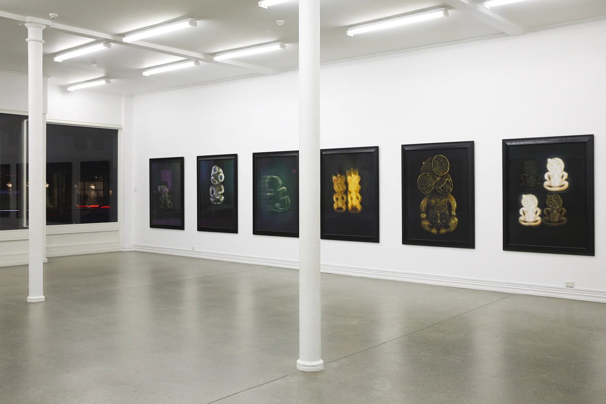 Fiona Pardington, TIKI: Orphans of Māoriland , 2019, installation view. With thanks to Wellcome Collection | Science Museum Group.