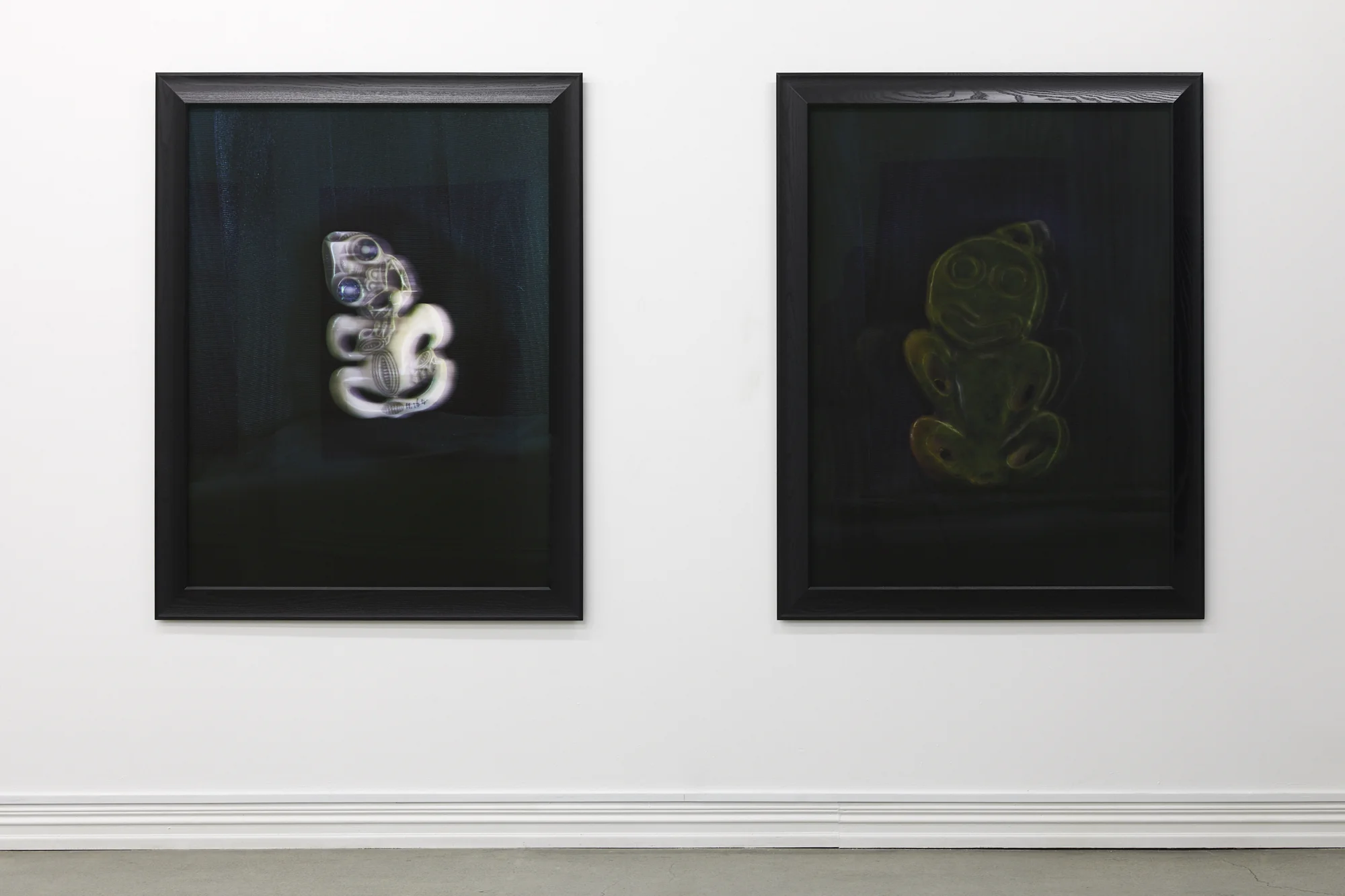 Fiona Pardington, TIKI: Orphans of Māoriland , 2019, installation view. With thanks to Wellcome Collection | Science Museum Group.