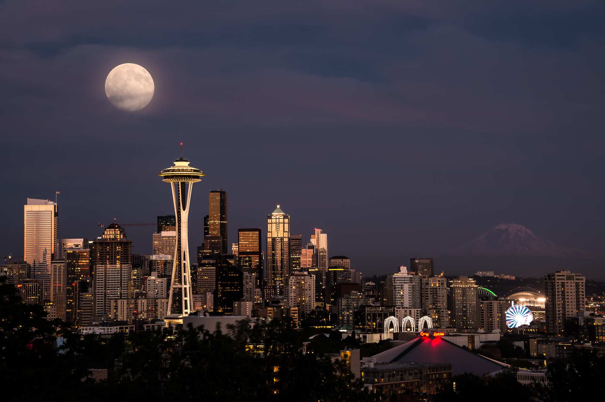 Seattle Super Moon