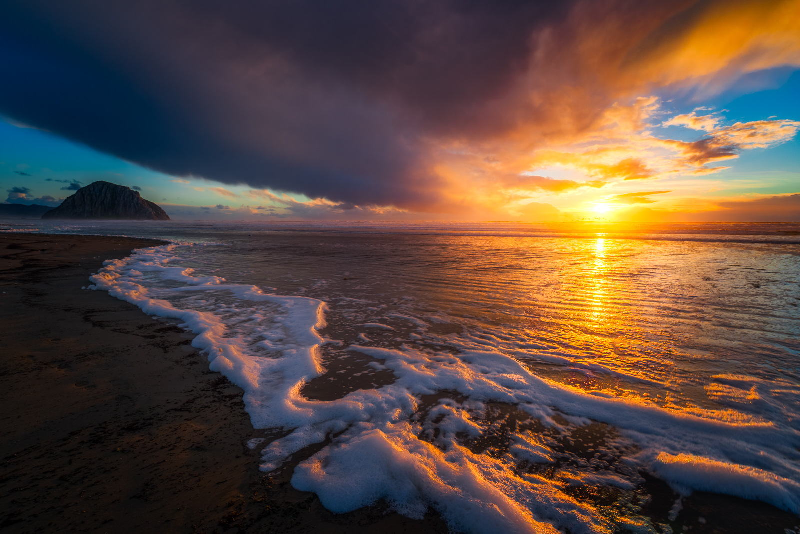 Sea Foam Sunset