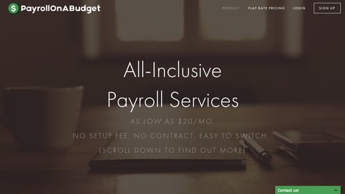 Payroll On A Budget - New Website and Full Rebrand