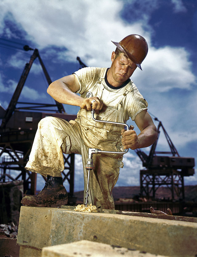 Carpenter at work