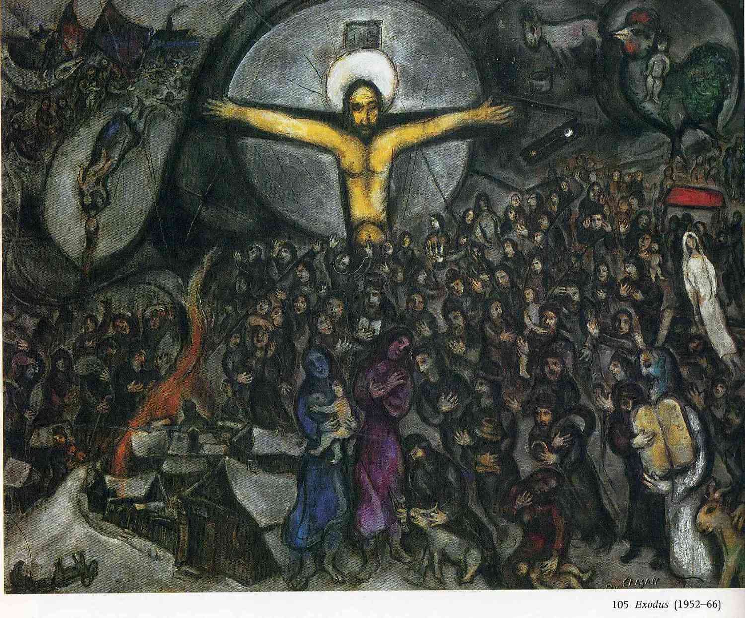 Marc Chagall, "Exodus," 1966