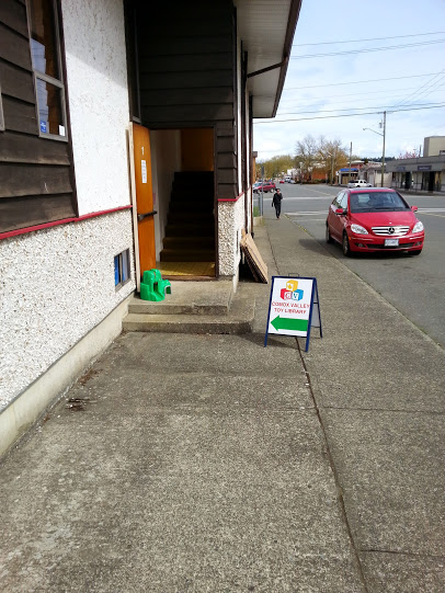 The toy library's sign out on grand opening day
