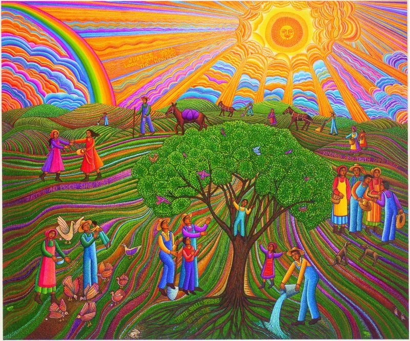 "Psalm 85" by John August Swanson