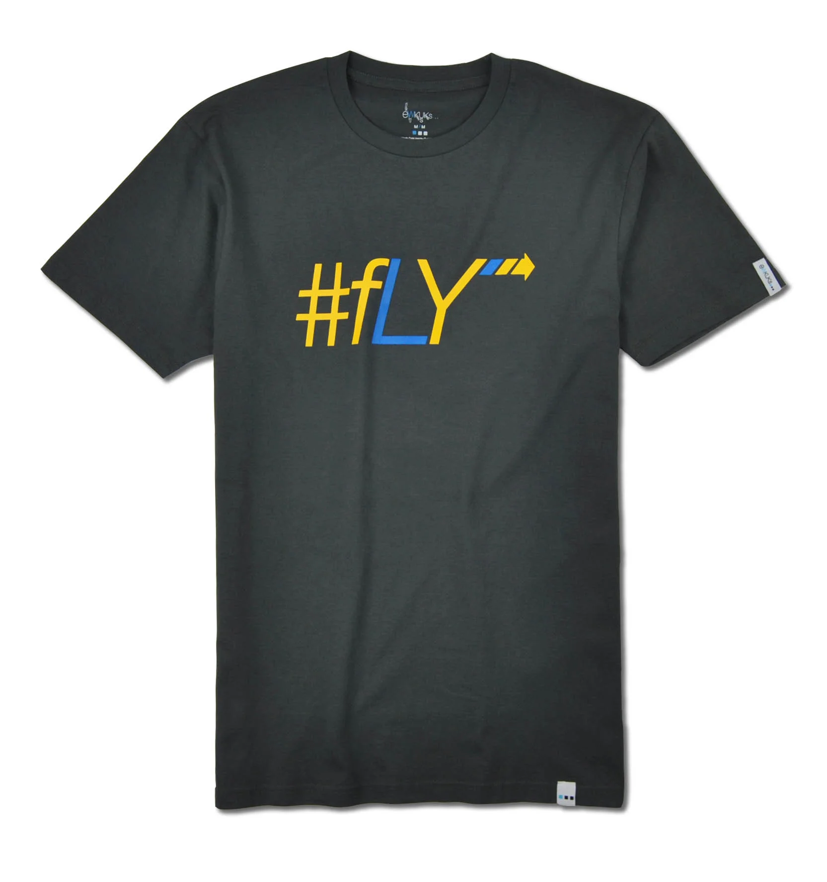 Slate Fly Letter Hashtag Shirt #fly streetwear