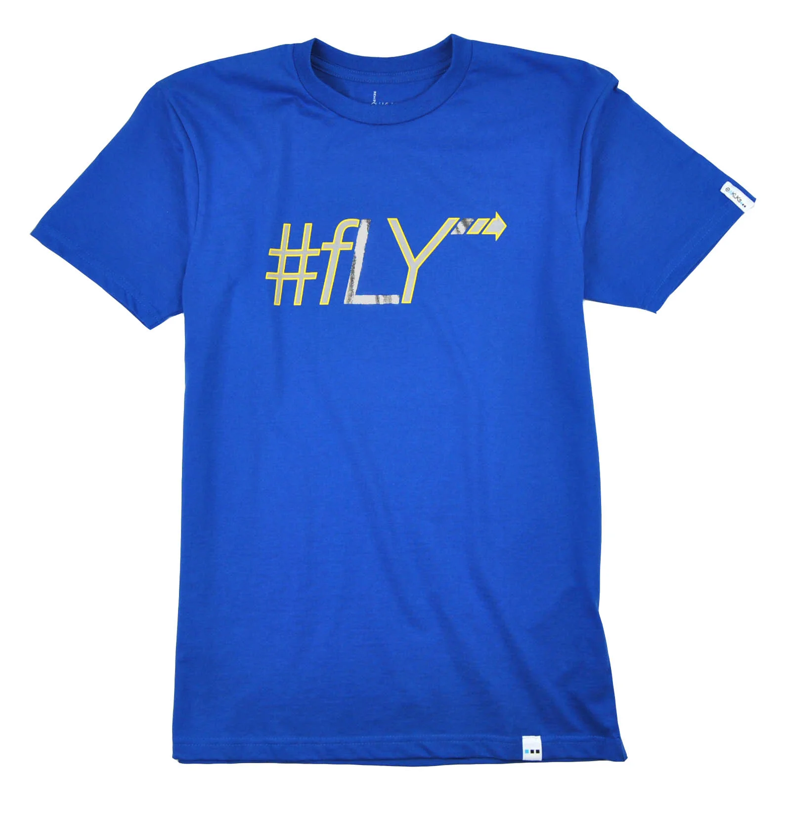 Copy of ewkuls streetwear navy shirt blue hashtag letters #