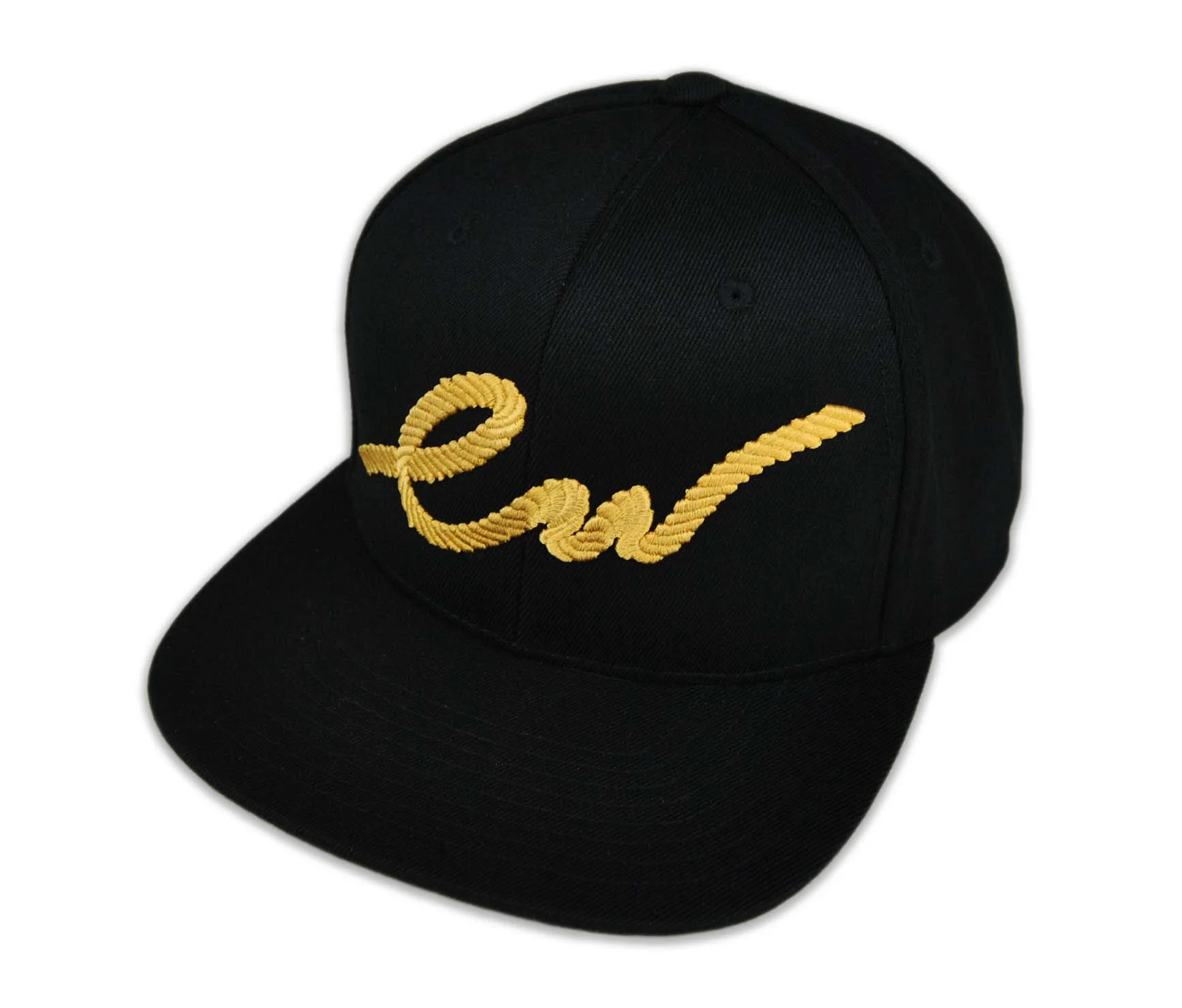 Copy of ew gold rope ewkuks snapback black hat baseball cap