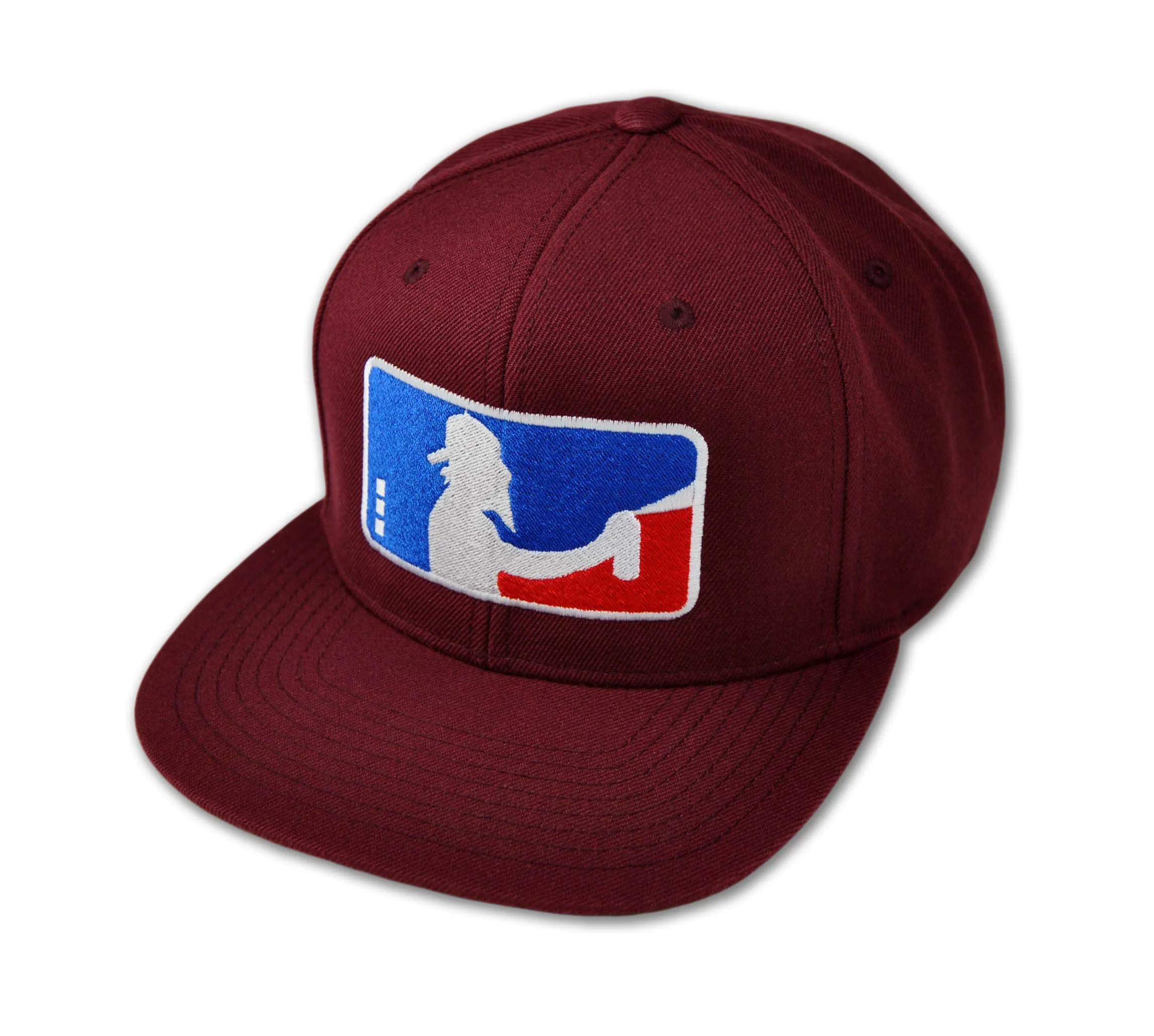 Copy of mlg mlb snapback red burgundy streetwear ewkuks spray paint spraypaint graffiti graff