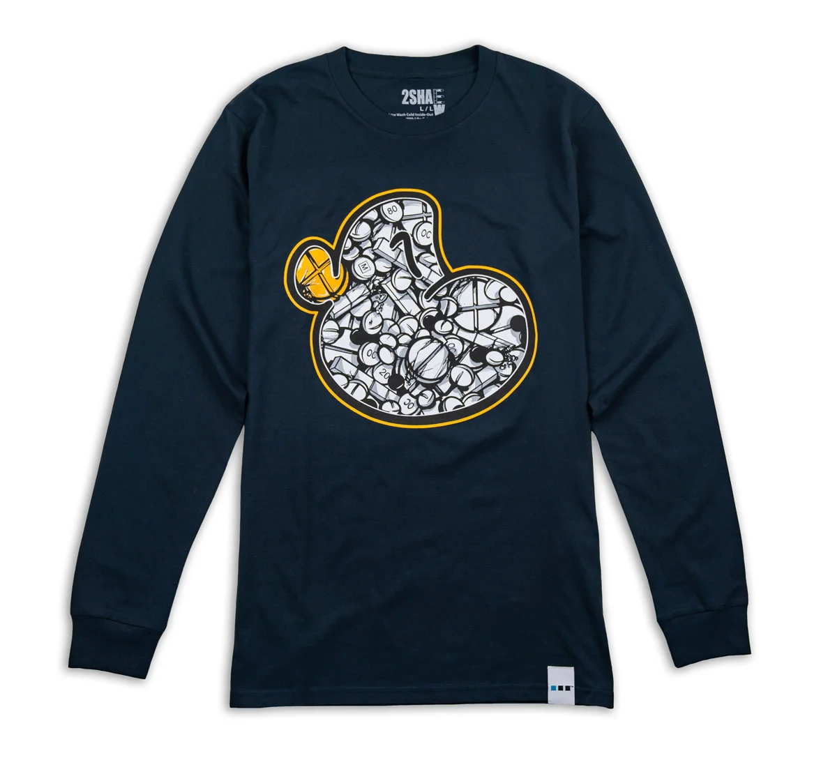 PAINKILLERx LS Tee Fronts Navy web.jpg