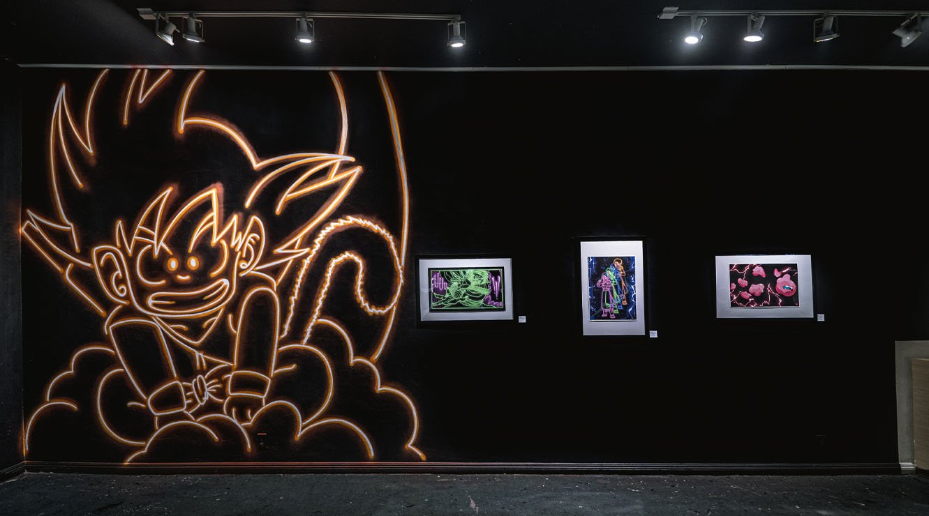 Artist Adam Fu has mastered creating neon effects with spray paint / Boing  Boing