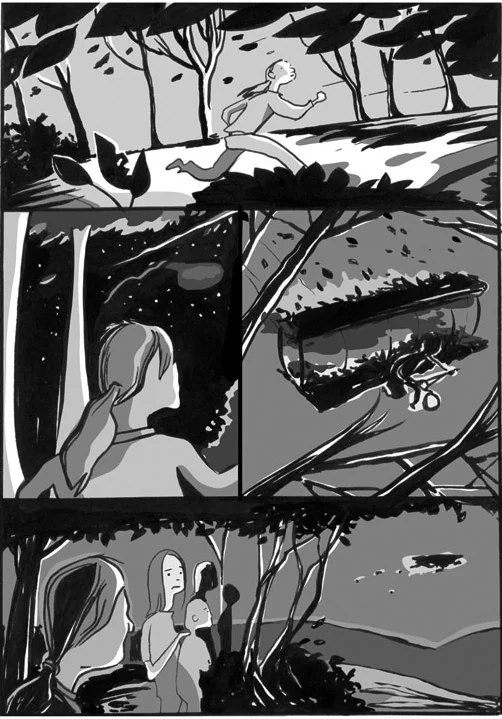 Comic Page -- Black & White