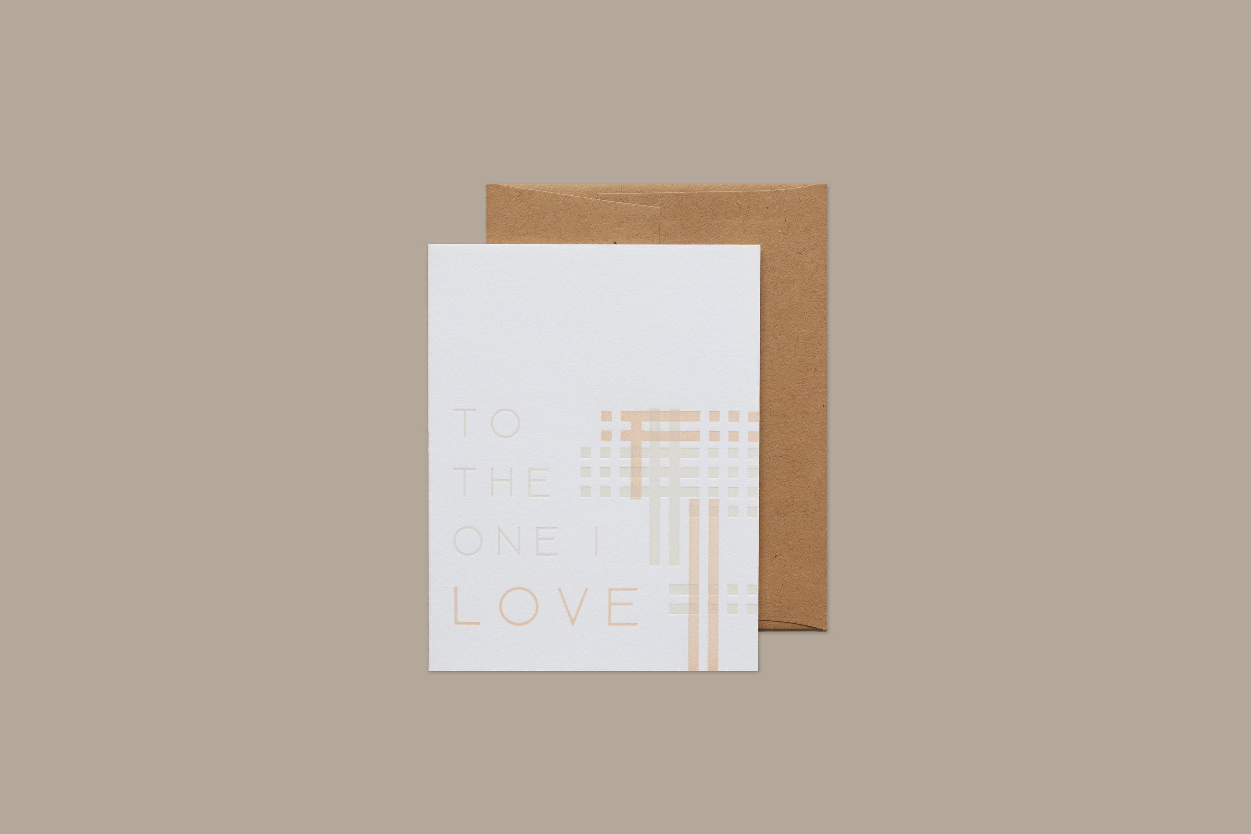 To The One I Love Card