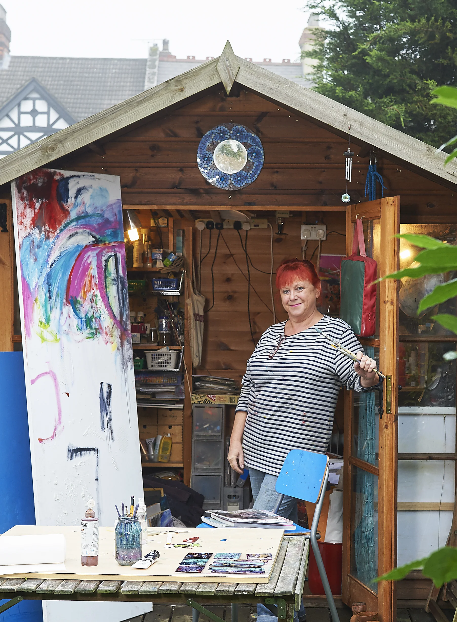 Helen and "it's not a shed" Margaux.
