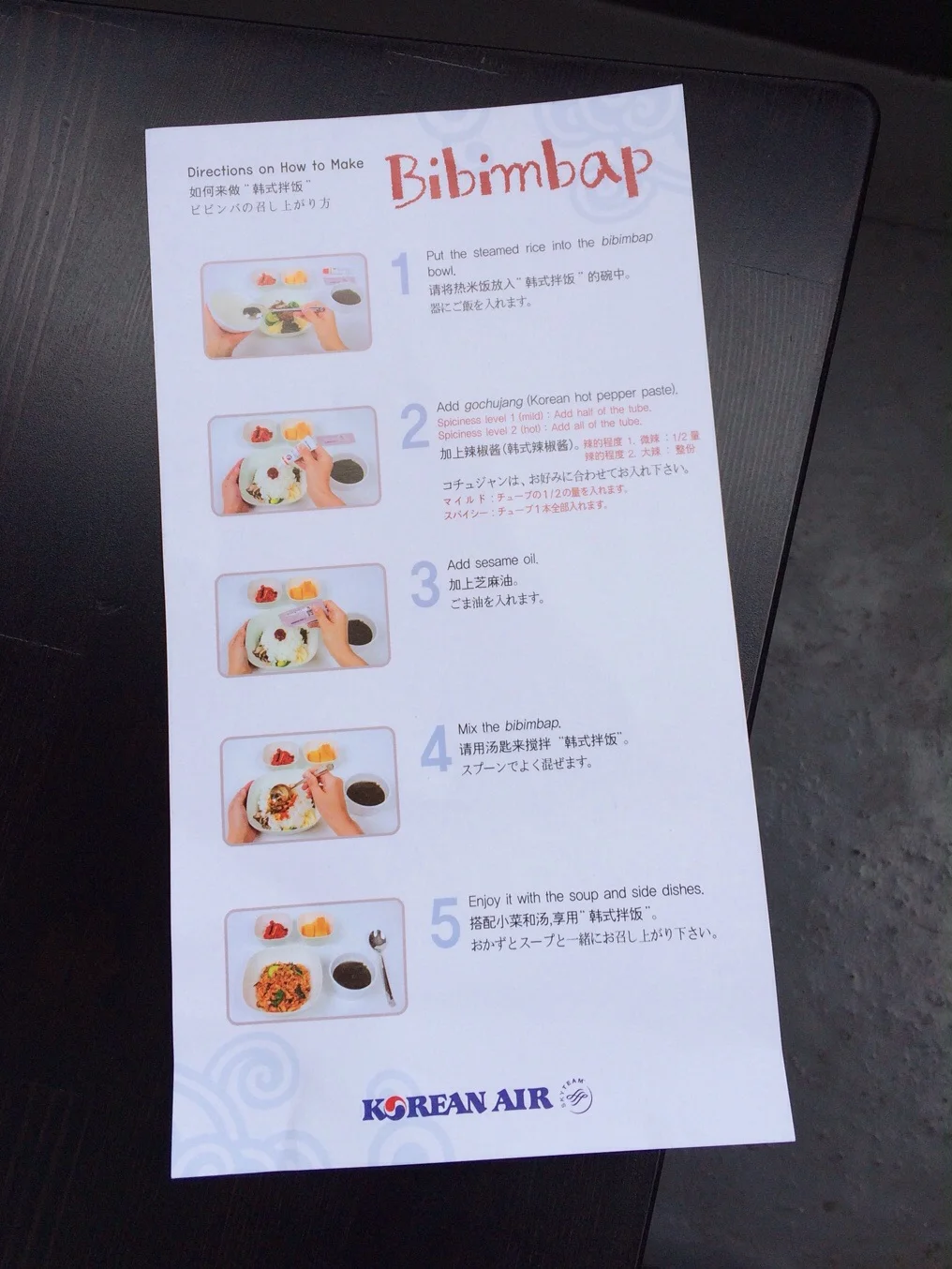 Bibimbap instructions for the uninitiated.