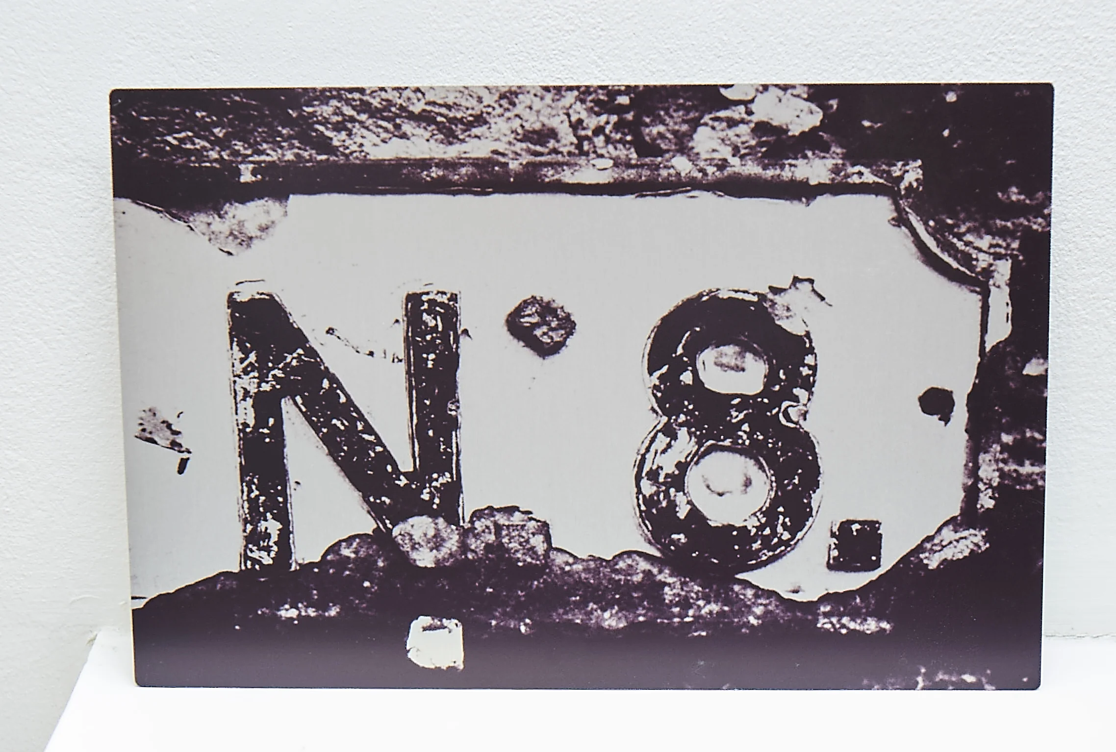 N8 **SOLD** A study of an old road sign, printed onto aluminium. Finished Size approx. 12 x 8" COST £35.00 **SOLD**