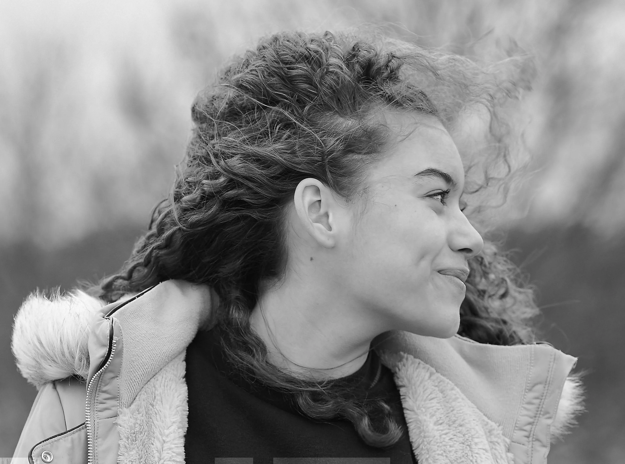 Lila, Teenage Portrait