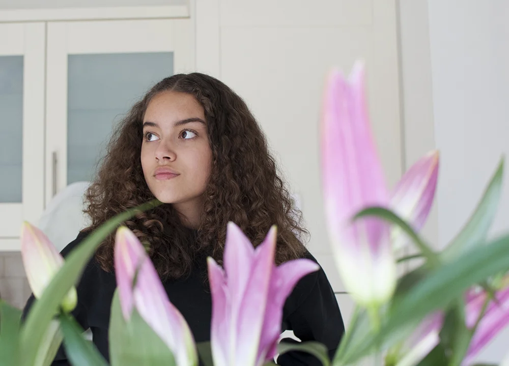 Portrait photo of a teenage girl by freelance photographer Amanda Eatwell