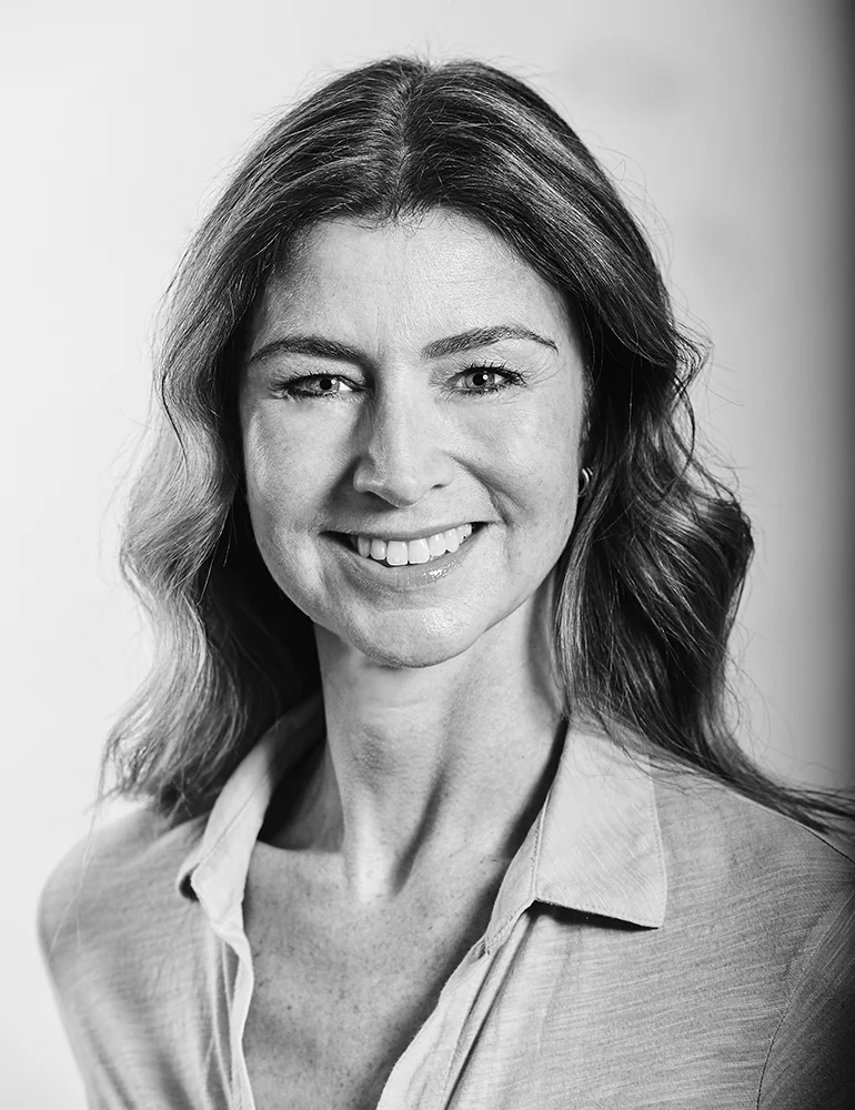 Black and White Headshot of professional female