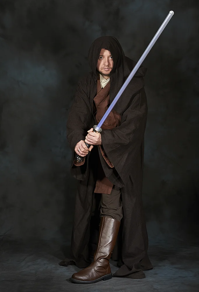 Dressing up as a Jedi - photos of people's passtimes
