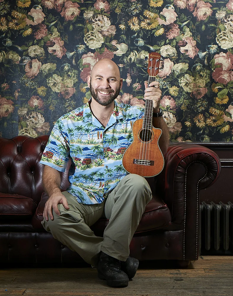Psychotherapist & Ukelele player: Photography by Amanda Eatwell