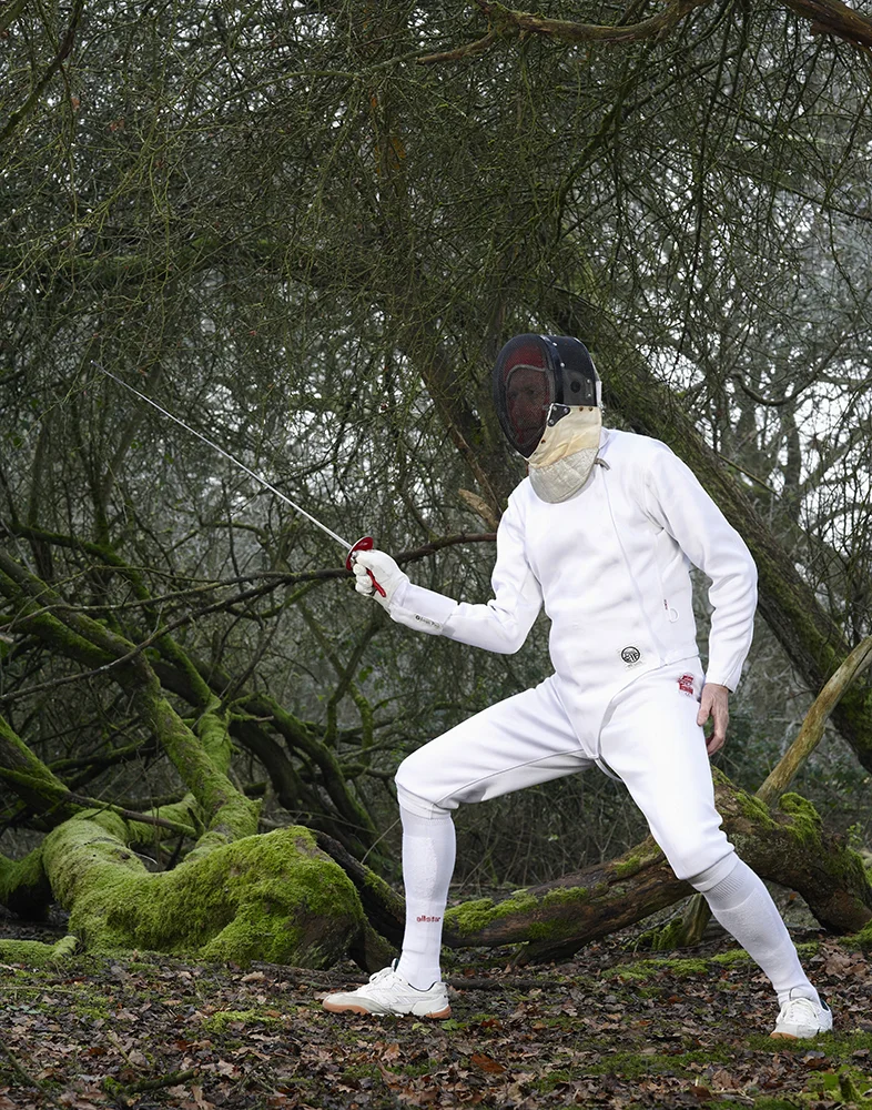 Portrait of a Fencer by London based photographer Amanda Eatwell