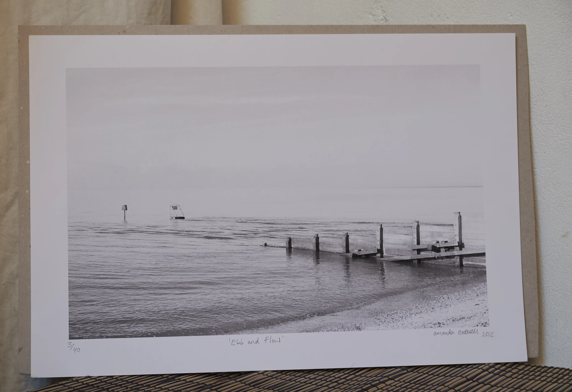 Ebb & Flow An atmospheric image shot on black & white film. I have a copy of this in front of my bed, and it's a very relaxing image for the bedroom ;) UNFRAMED £30.00