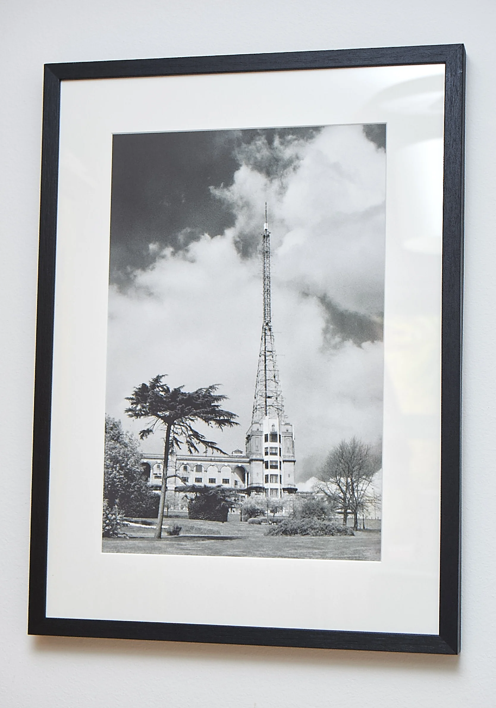 High Frequency *SOLD* An unusual view of Alexandra Palace, shot on black & white infrared film. This gives a softer feel to the image and creates more drama in the sky. I did sell a copy in the last sale, but subsequently needed to print another copy for an exhibition, so here it is again! Printed on Hahnemuhle German Etching Paper. Frame Size approx 25 x 18.5" COST £75.00 *SOLD*