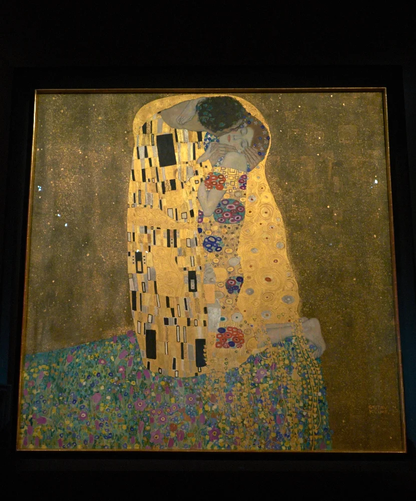 The Kiss, Gustav Klimt 1907-08