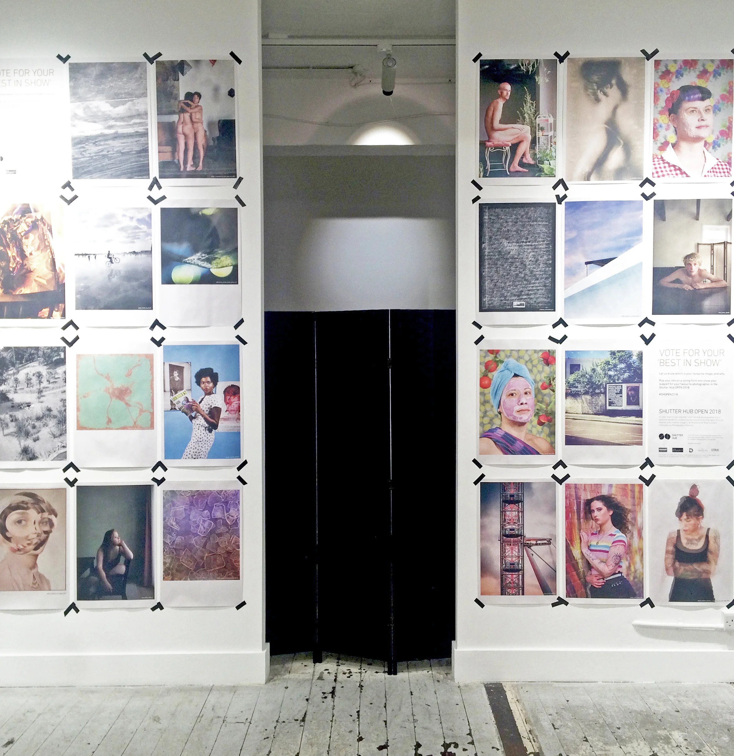 On the wall at Shutter Hub Open 2018